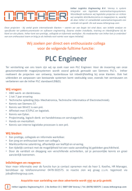 PLC Engineer - Inther Group