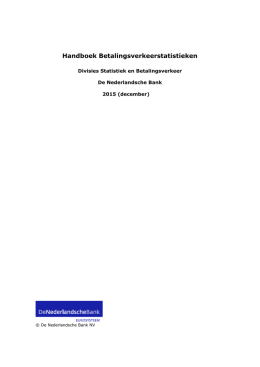 22-12-2015 Handboek - De Nederlandsche Bank
