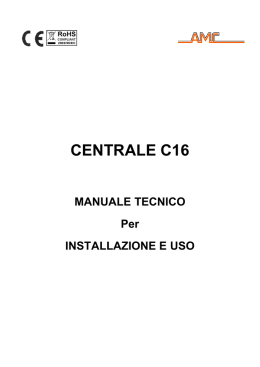 [Manuale tecnico] - ManC16_rev3.6_tecnico