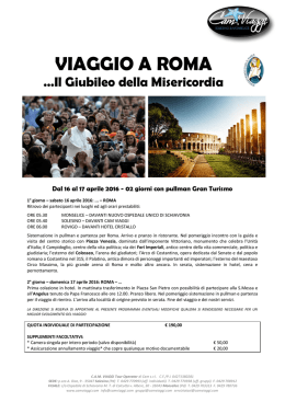 viaggio a roma - CAM Viaggi Tour Operator