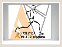 societa - Atletica Valle di Cembra