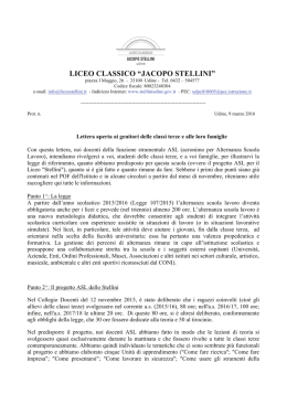 LICEO CLASSICO &ldquo;JACOPO STELLINI&rdquo;