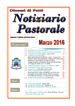 Notiziario Marzo 2016