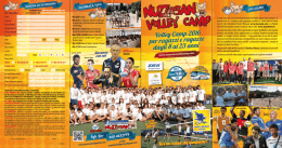 Brochure 2016 - Nuzzo San Volley Camp