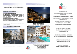 Scarica la brochure - Ordine dei Geologi della Campania