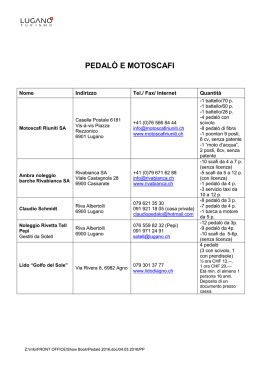 pedal&ograve; e motoscafi