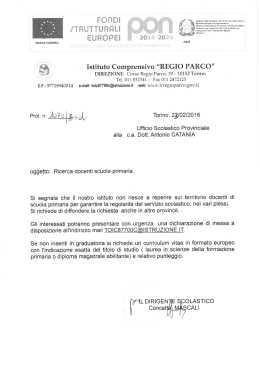I C REGIO PARCO