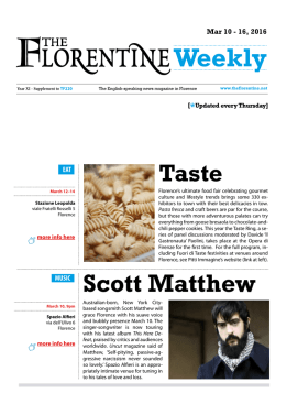 Weekly - The Florentine