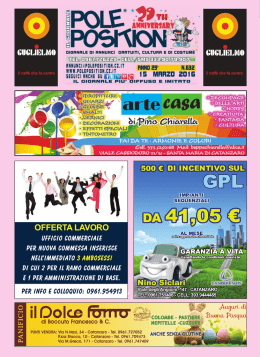 Per scaricare il Giornale in formato PDF clicca qui