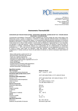 Anemometro ThermoAir3D5