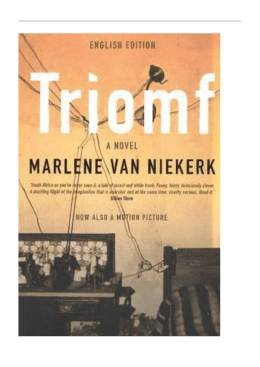 Triomf by Marlene Van Niekerk - Deals & Discounts from BAKU