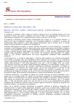 l`atto di sindacato ispettivo