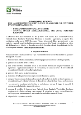 informativa pubblica - Azienda Ospedaliera Salvini