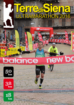 book dell`edizione 2016 - Terre di Siena Ultramarathon