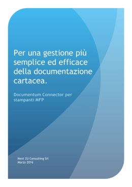 Per una gestione pi&ugrave; semplice ed efficace della documentazione