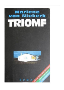 Triomf by Marlene Van Niekerk