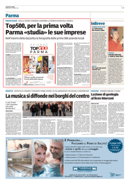 16/03/2016 La Gazzetta di Parma