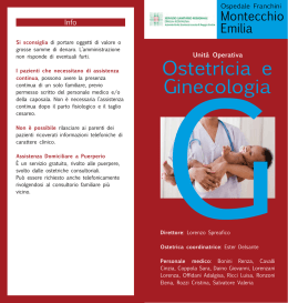 Ostetricia-Ginecologia Ospedale "Franchini