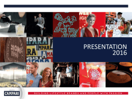 Corporate Presentation 2016