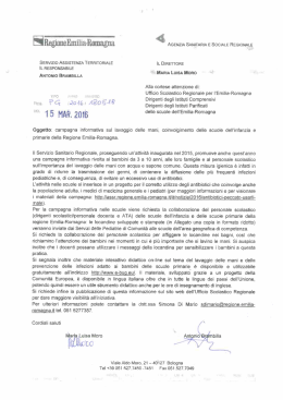 lettera campagna informativa