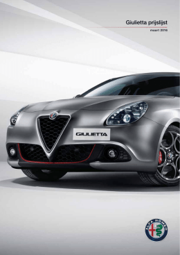 Prijslijst - Alfa Romeo