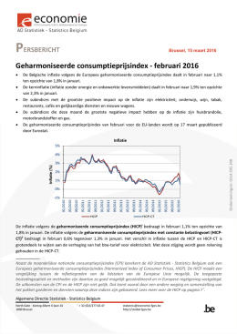 februari 2016 - Algemene Directie Statistiek