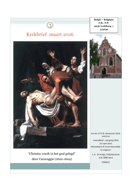 Kerkbrief maart 2016 - Den Brugsen Protestant