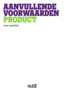 vanaf 1 april 2016