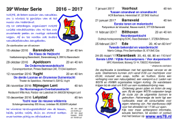 39e Winter Serie 2016 – 2017