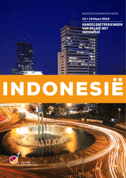 Indonesië - Belgian Economic Mission to Indonesia