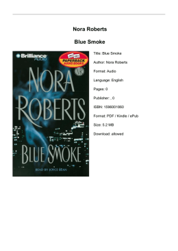 Nora Roberts Blue Smoke