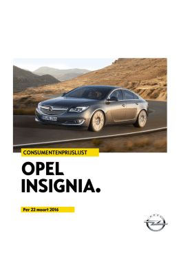OPEL INSIGNIA.