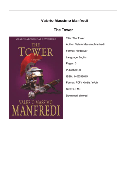 Valerio Massimo Manfredi The Tower