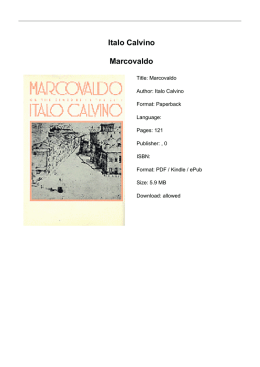 Italo Calvino Marcovaldo