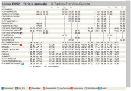 Linea E052 feriale annuale G.Tadino-F.d.Vico