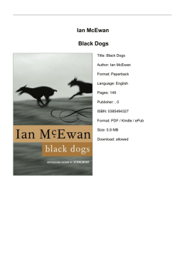Ian McEwan Black Dogs