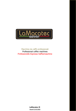 Preisliste - LaMacatec