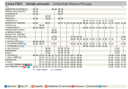 Linea F021 feriale annuale Umbertide-Resina