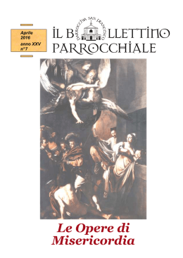 Le Opere di Misericordia - Parrocchia S.Francesco