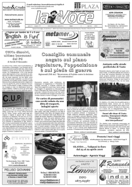 la voce sabato 2.04.2016.qxd - La Voce del Vastese