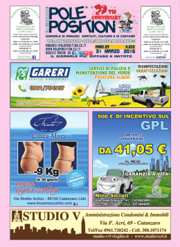 Per scaricare il Giornale in formato PDF clicca qui