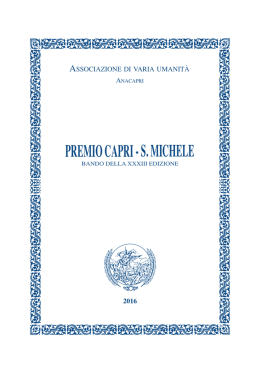 premio capri - s. michele - Premio Capri San Michele