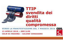 Convegno TTIP 130416