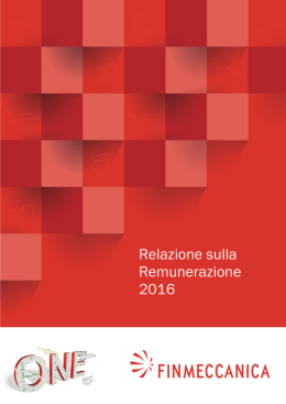 Relazione sulla Remunerazione 2016