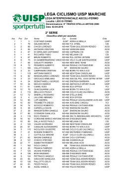LEGA CICLISMO UISP MARCHE