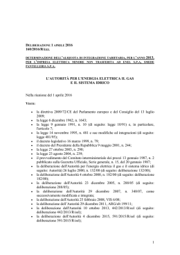 Testo in formato PDF - Autorit&agrave; per l`energia elettrica e il gas