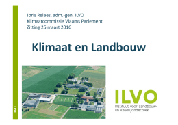 Klimaat en Landbouw - ILVO
