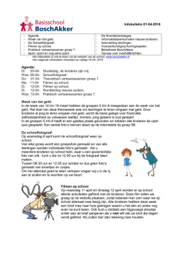 info 2016-04-01 - Basisschool BoschAkker