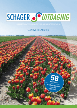 SU Jaarverslag - Stichting de Schager Uitdaging
