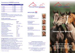Folder Xcellent Horse Insurance B.V.